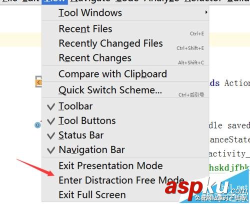 Android studio,演示模式