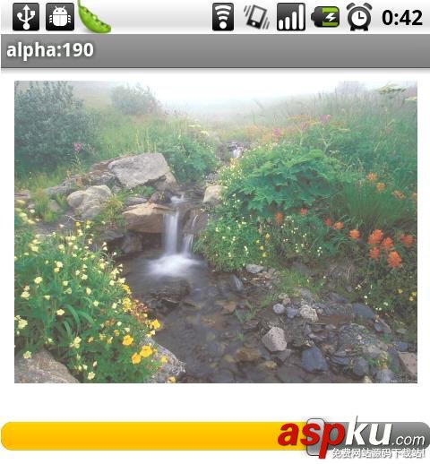 Android,alpha,渐变,透明