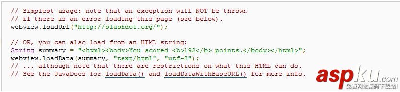 Android程序,JavaScript