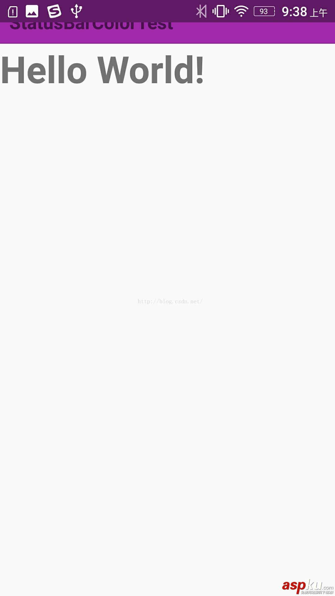 android自定义状态栏颜色,android自定义状态栏