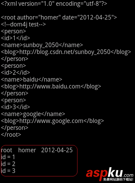 android,dom4j解析xml,java,dom4j生成xml