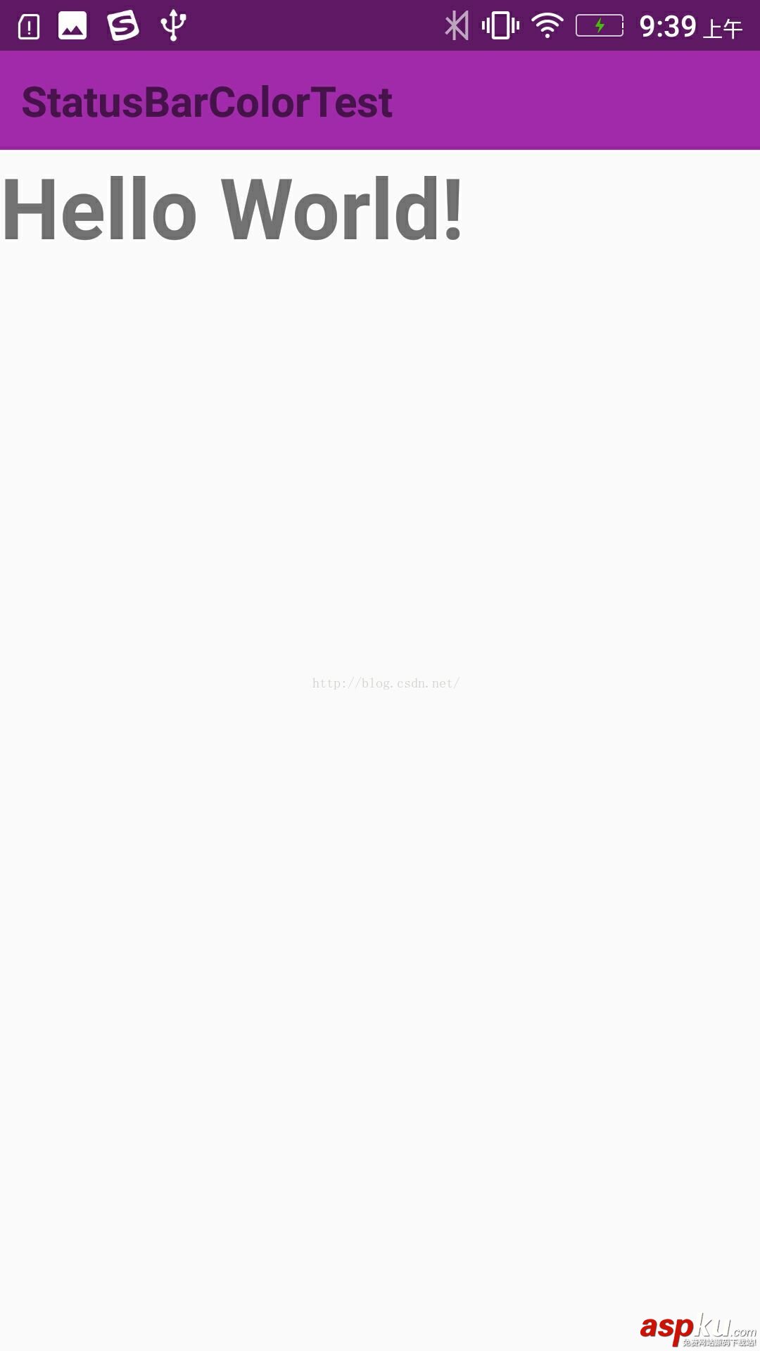 android自定义状态栏颜色,android自定义状态栏