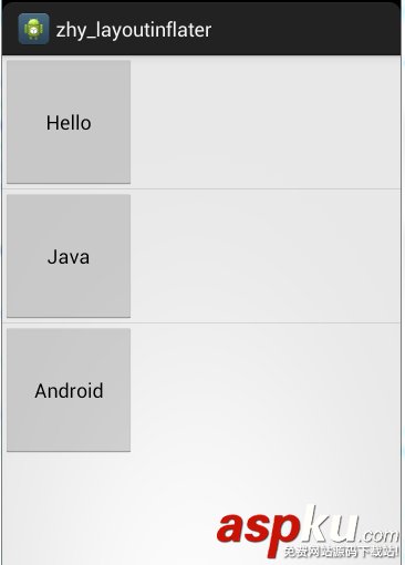 Android,LayoutInflate
