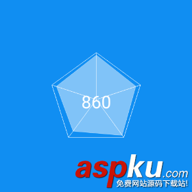 android,仿芝麻信用,五边形雷达图,自定义控件