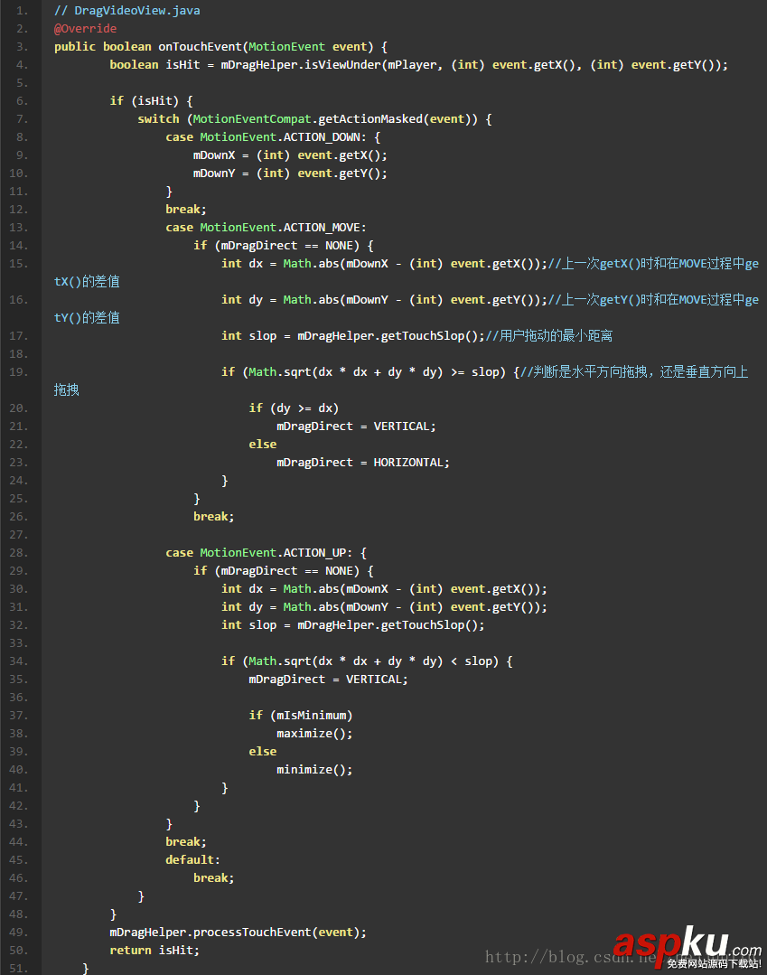 Android,DragVideo,DragVideo视频任意拖拽实现代码,DragVideo实现播放视频时任意拖拽实现方案