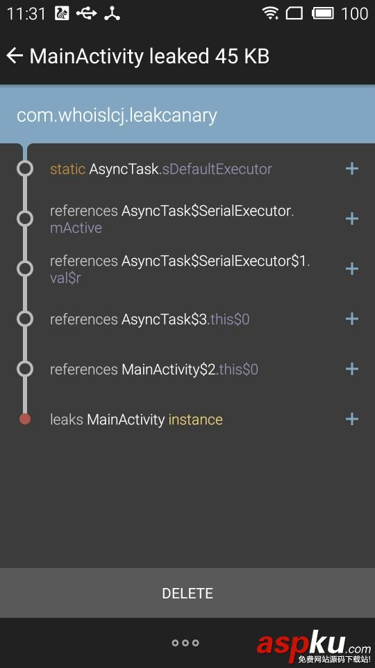 android,leakcanary,内存泄漏