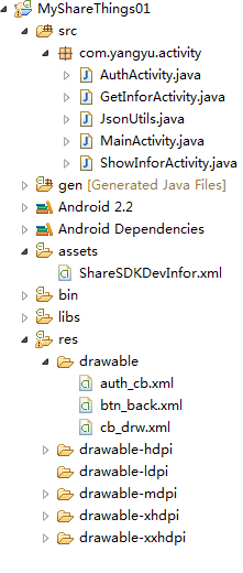 android,分享到第三方,android实现分享功能,第三方授权
