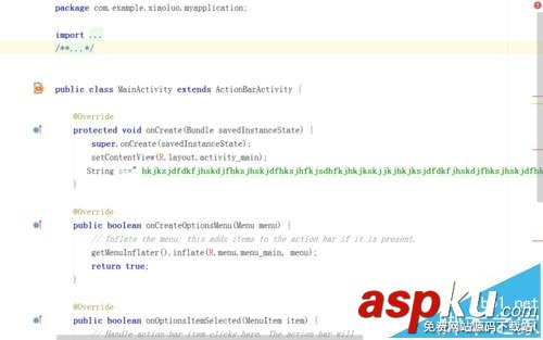 Android studio,演示模式