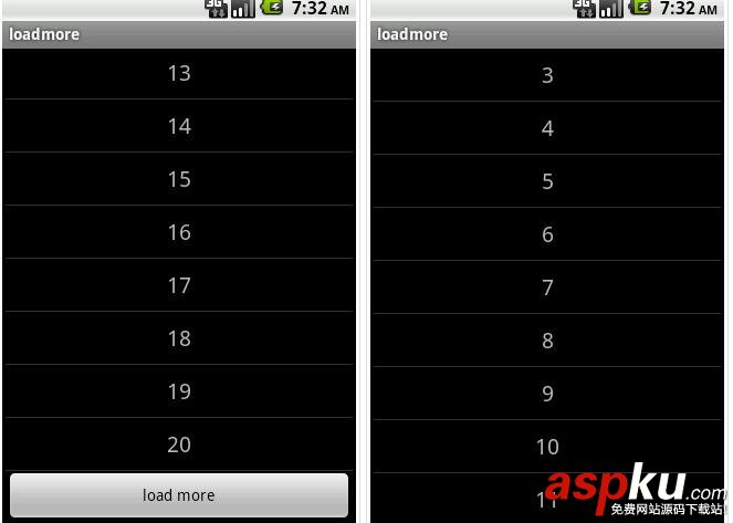 Android底部数据加载,ListView滚动自动加载数据,ListView自动加载数据