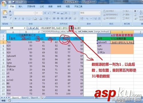 vlookup函数的使用方法