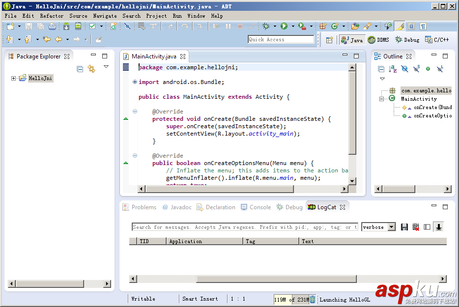 安卓应用开发通过java调用c++ jni的图文使用方法