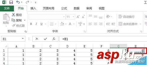 EXCEL2013表格数据怎么将多列合并成一列?