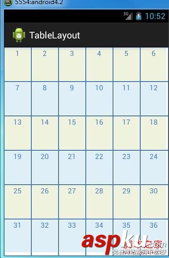 Android自定义表格控件满足人们对视觉的需求