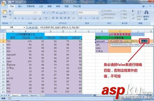 vlookup函数的使用方法