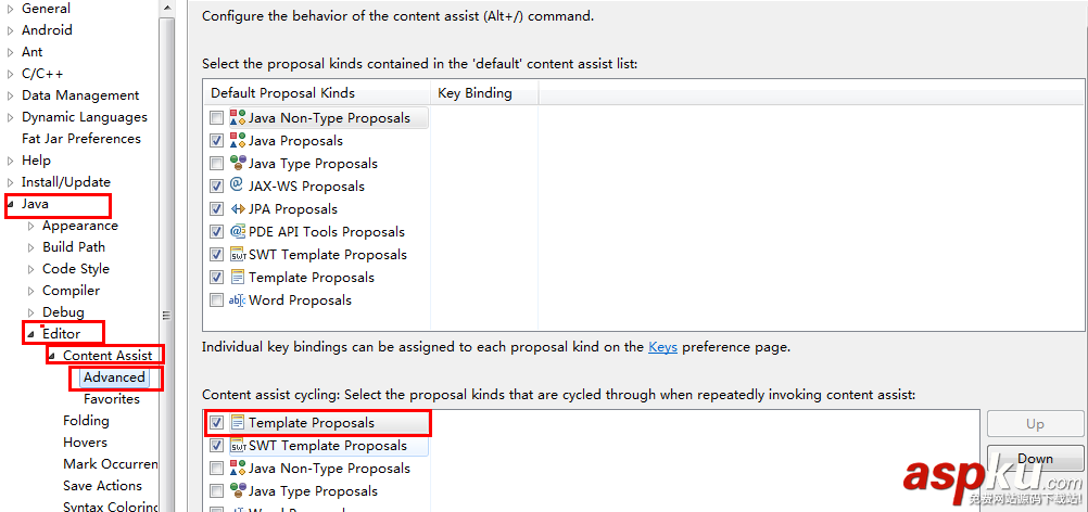 android开发 eclipse alt+”/”自动提示失效的解决方法