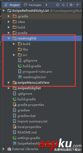 Android仿QQ滑动弹出菜单标记已读、未读消息