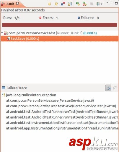 Android学习笔记之应用单元测试实例分析