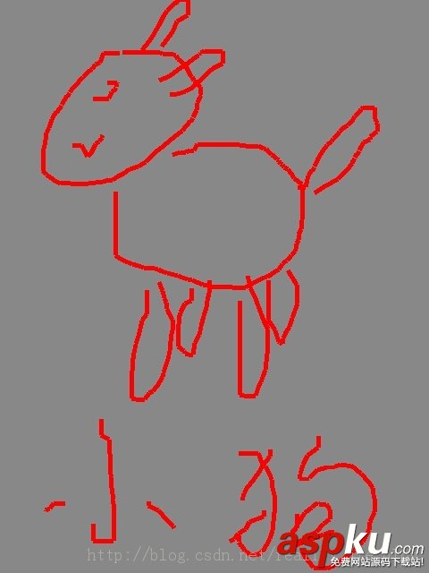 android实现简单的画画板实例代码