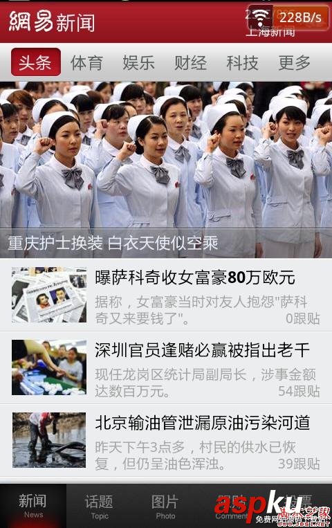 高仿网易新闻顶部滑动条效果实现代码