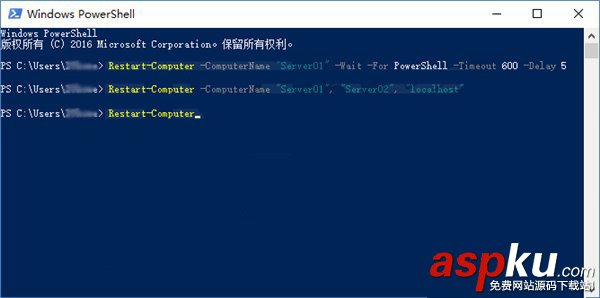 Windows10,PowerShell,局域网,集体重启