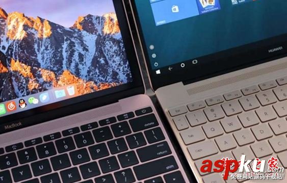 华为MateBook和苹果Macbook,华为MateBook,苹果Macbook