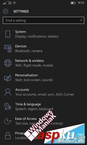 Win10,Mobile