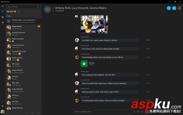 Skype,Win10预览版