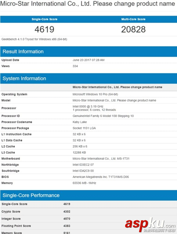 Core,i7-8700跑分成绩,Intel8代酷睿i7性能
