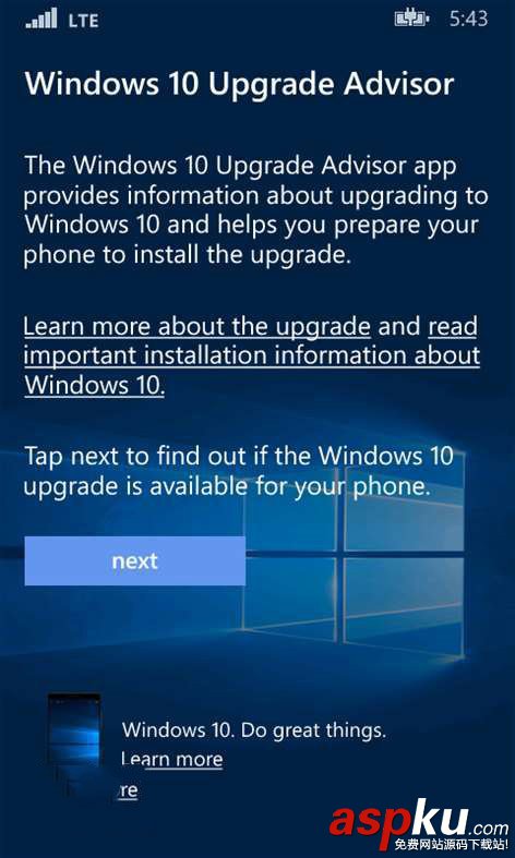 WP8.1,Win10Mobile