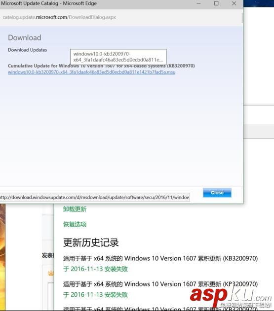 win10,kb3200970,预览版1607