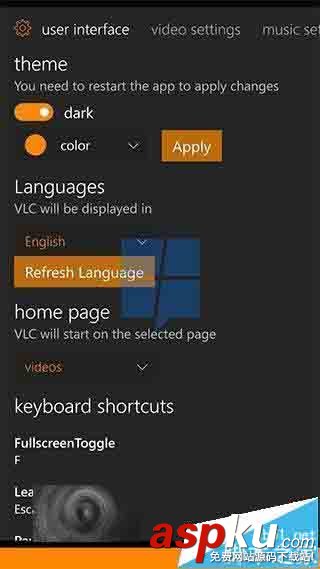 Win10,vlc播放器