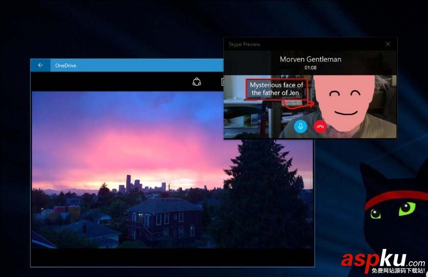 Win10,预览版15048,Skype