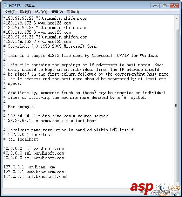 Win7,Bandicam