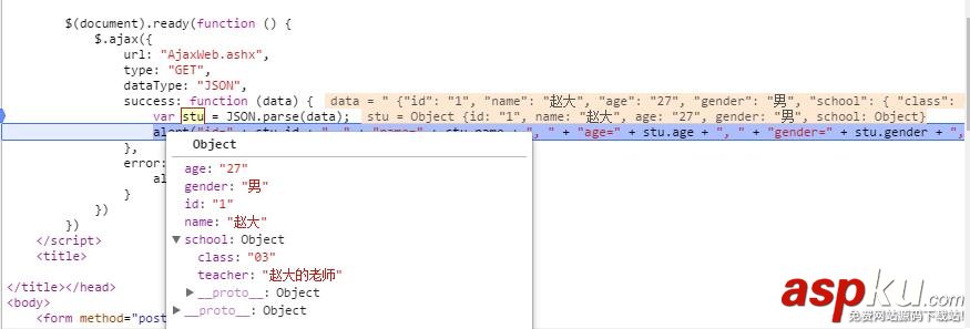 C#.net,javascript,json