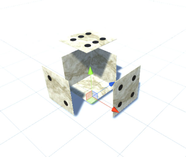 Unity色子的投掷和点数的获得详析 Unity,色子,点数