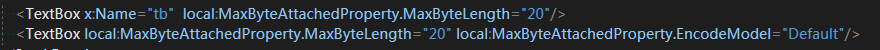 WPF,TextBox,字节长度