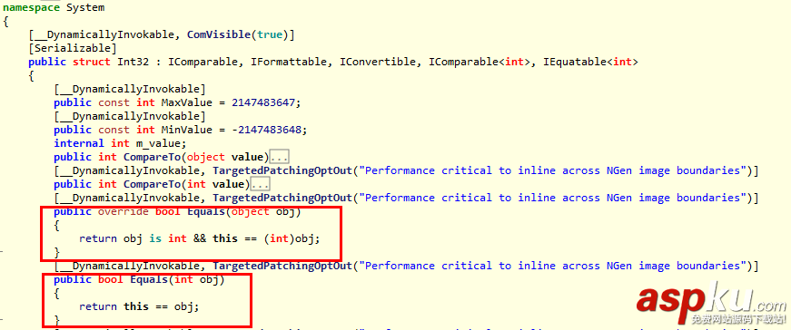 C#值类型、引用类型中的Equals和==的区别浅析 C#值类型、引用类型中的Equals和==的区别浅析