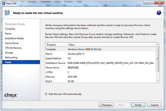 XenServer 5.6环境下安装Windows Server 2012详细过程图文分享