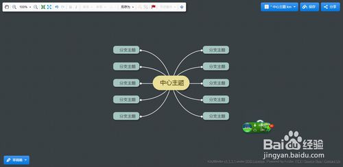 百度脑图怎么用