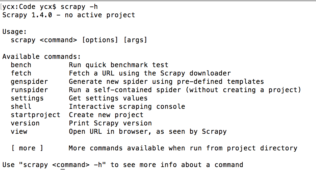 Python,爬虫,Scrapy