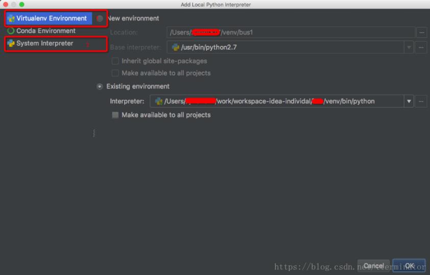 mac PyCharm添加Python解释器及添加package路径的方法 mac,PyCharm,Python,解释器,package,路径