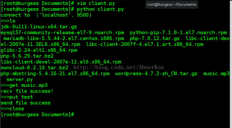 python cs架构实现简单文件传输 python,cs架构,文件传输