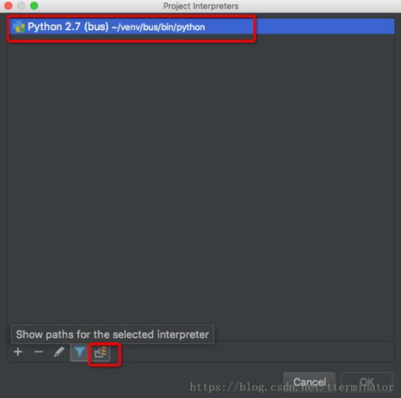 mac PyCharm添加Python解释器及添加package路径的方法 mac,PyCharm,Python,解释器,package,路径