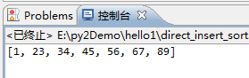 Python,直接插入排序,算法