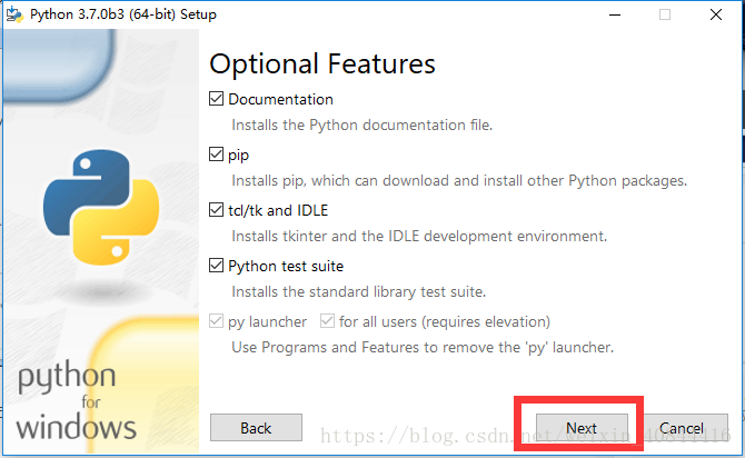 Windows,python3.7