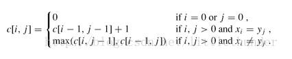 最长公共子序列,python