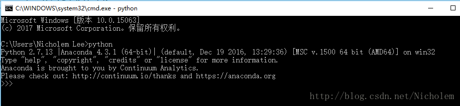 Windows,Anaconda2,安装,NLTK
