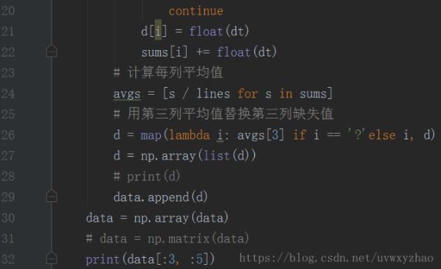 python,分隔符,数据集