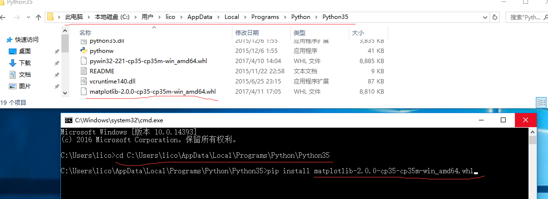 win10,tensorflow,matplotlib
