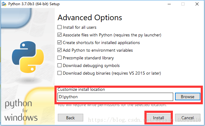 Windows,python3.7